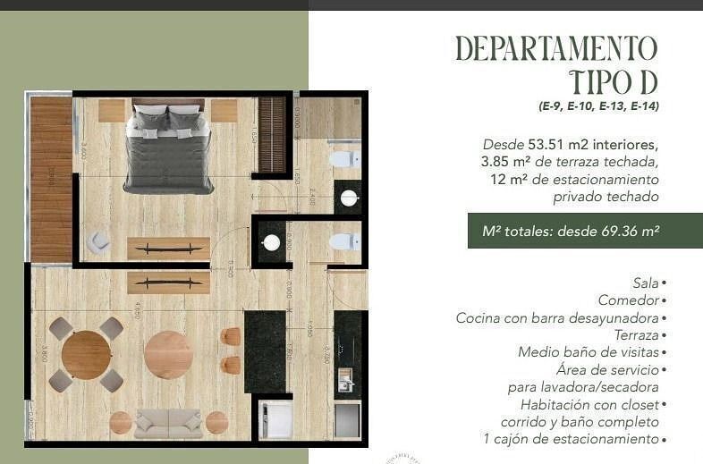 Departamento en Maya, Mérida, foto 3 de 35