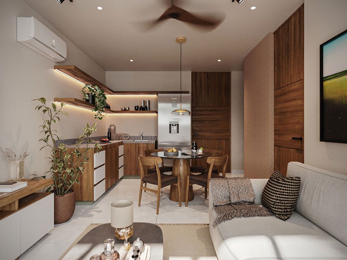 Departamento en Venta de 1 Recámara en Aleva 71, Benito Juarez Norte con Alberca