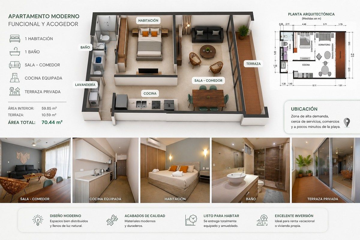Furnished apartment with storage in the city center, photo 1 of 32