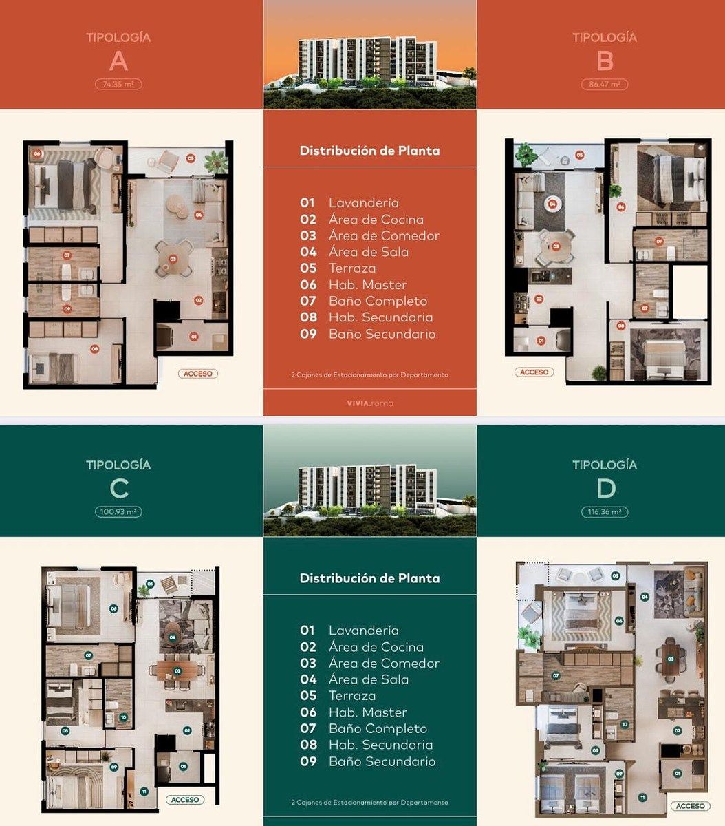 Apartamento em Jardines Roma, Monterrey, foto 15 de 17