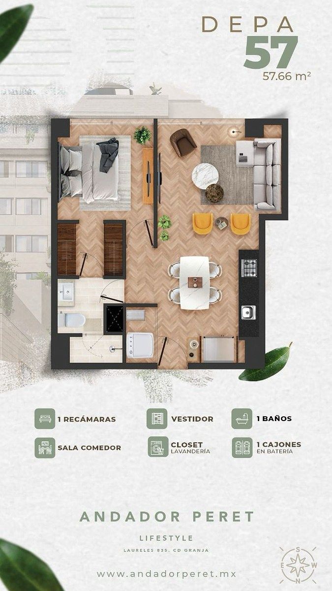 Aluguel de apartamento em Ciudad Granja, foto 1 de 8