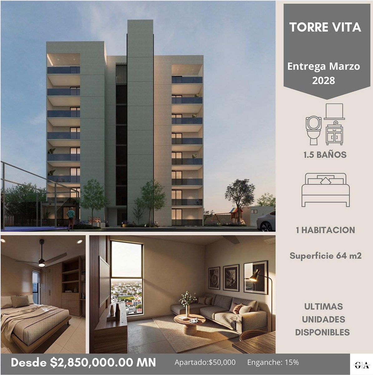 Apartment in Xcumpich, Mérida, photo 2 of 4