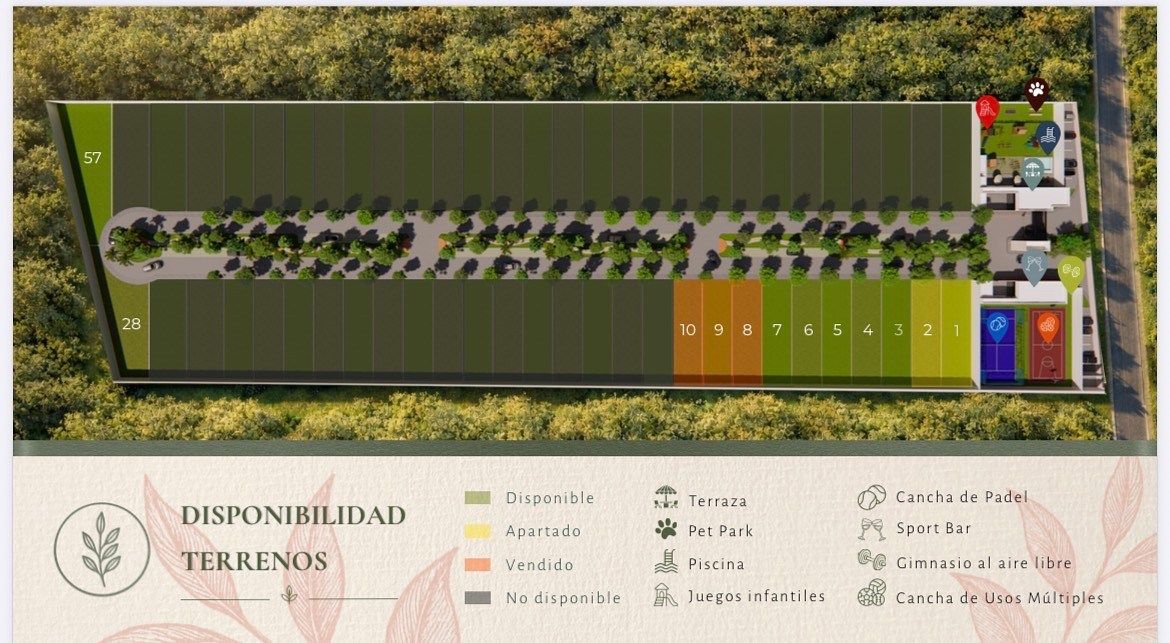 Terreno en Arbelia Privada Residencial, Conkal, foto 9 de 10