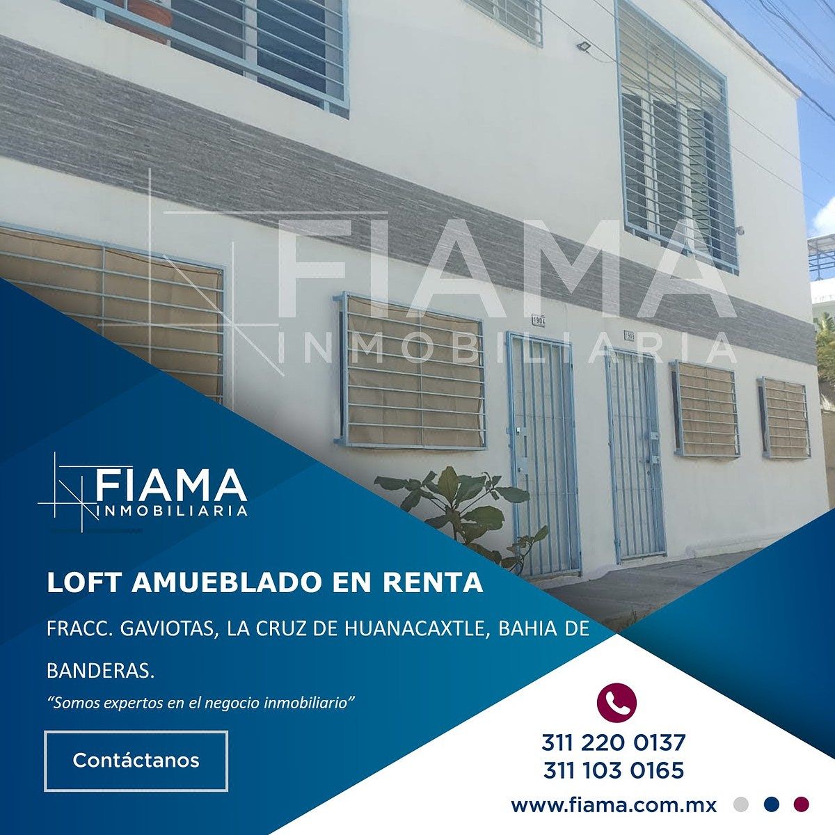 LOFT AMUEBLADO EN RENTA EN FRACC. GAVIOTAS, BAHIA DE BANDERAS. (F), foto 1 de 11