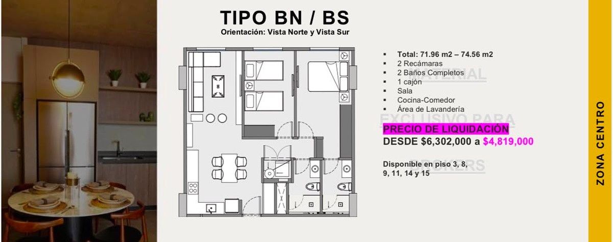 Apartment in Centro, Monterrey, photo 2 of 8