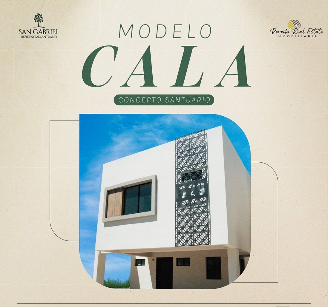 🏡MODELO CALA: CASAS NUEVAS RESIDENCIAL SAN GABRIEL, photo 1 of 6