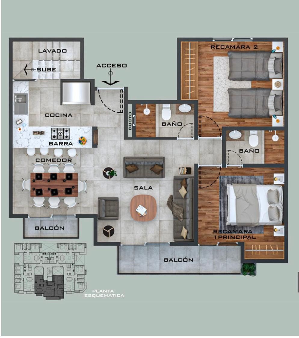 Apartamento em Portales Sur, Benito Juárez, foto 8 de 21