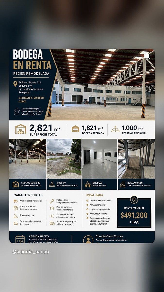 Bodega industrial en Santiago Atepetlac, Gustavo A. Madero, foto 14 de 17