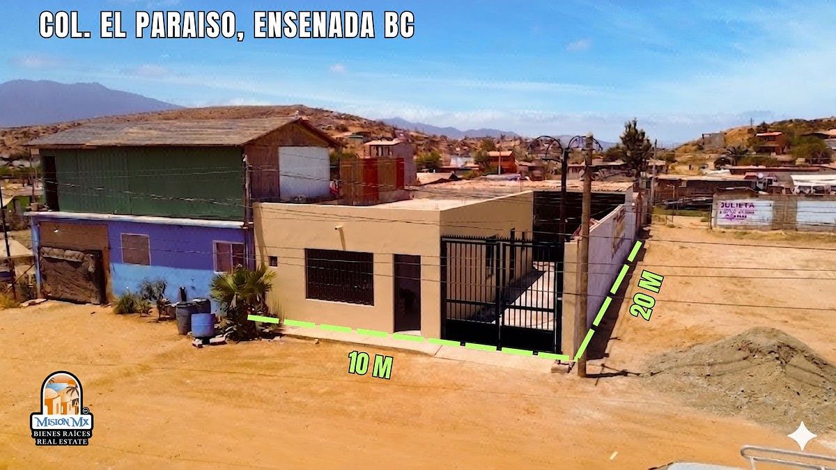 Venta de Casa 1 nivel, Col. Amp. Paraíso, Maneadero