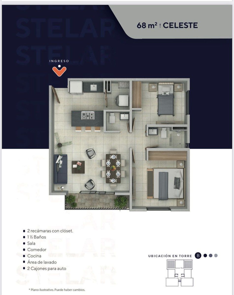Apartamento em Francisco Sarabia, Zapopan, foto 17 de 18