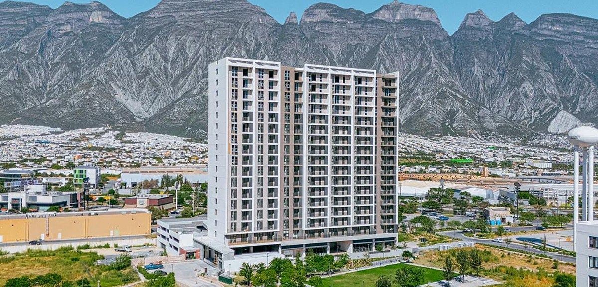 Departamento en venta en torre Arena Domo / Santa Catarina, foto 1 de 12