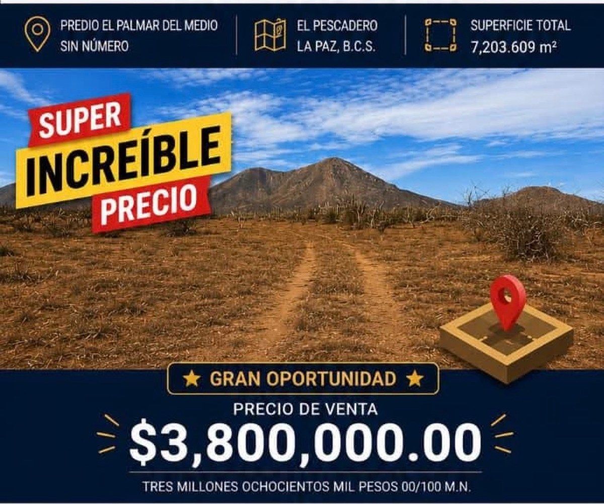 Land in the ejido of Pescadero, photo 1 of 6