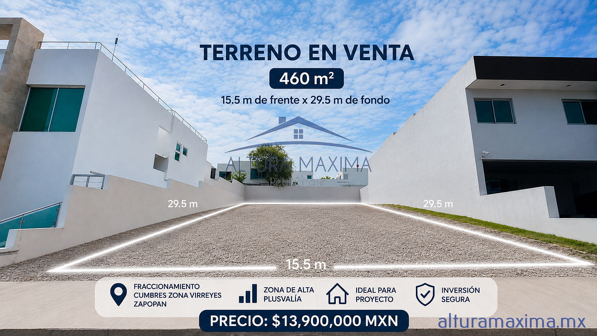 Exclusivo terreno en Venta en las Cumbres Zapopan, foto 1 de 5