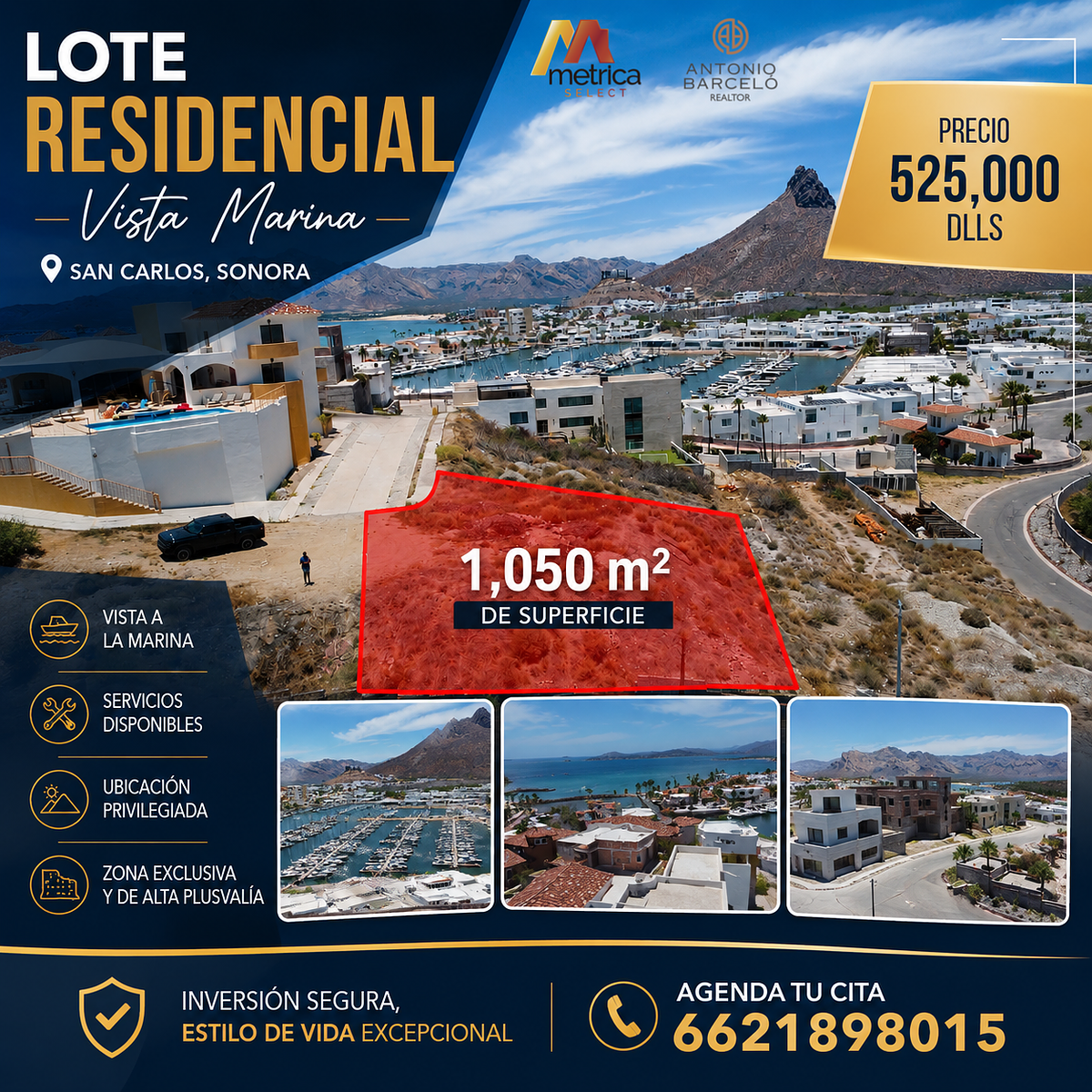 Terreno en Marina Real, Guaymas, foto 3 de 18