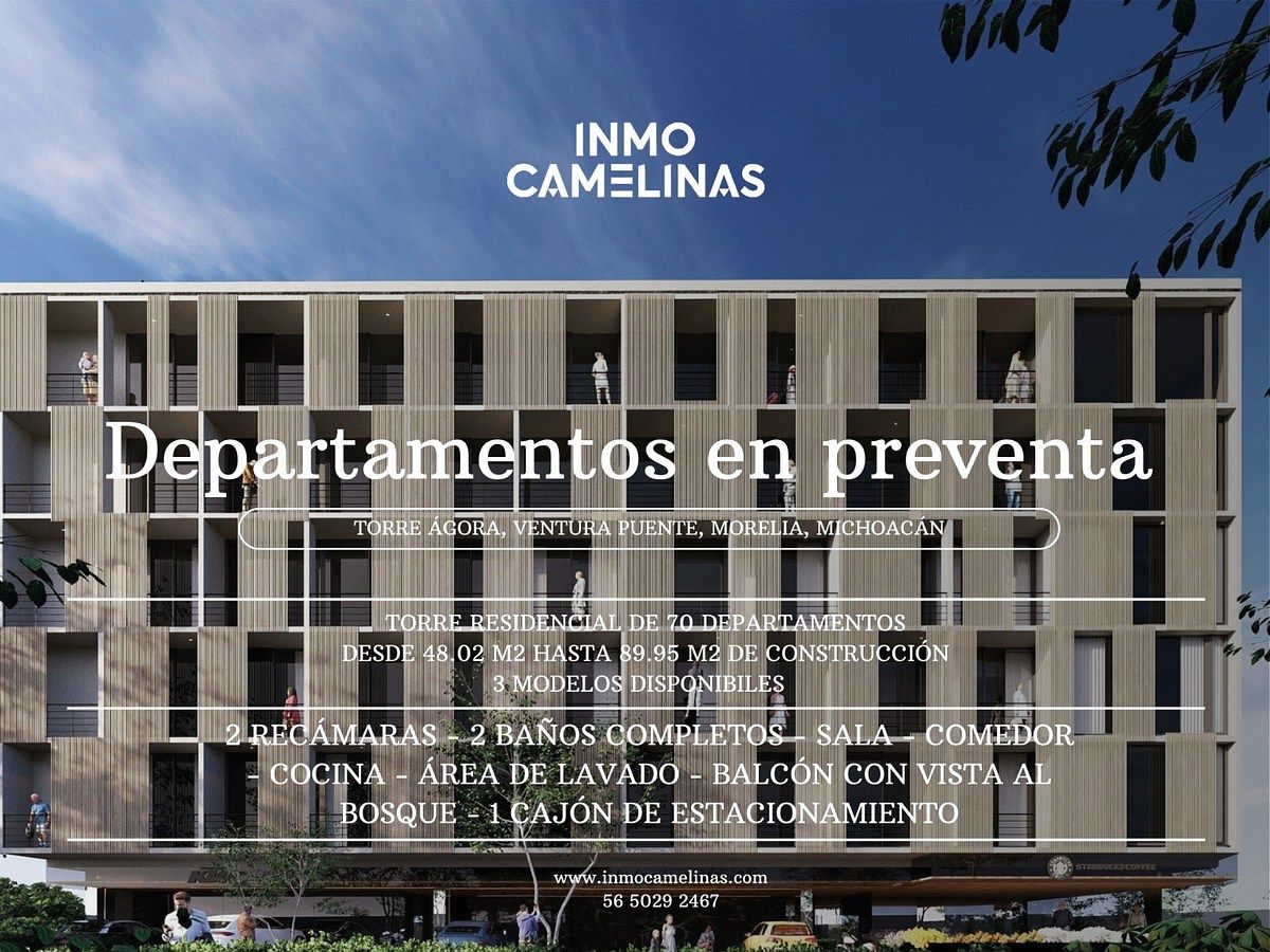 Department for Pre-Sale in Torre Ágora, Ventura Puente, Morelia, Michoacán, photo 1 of 8