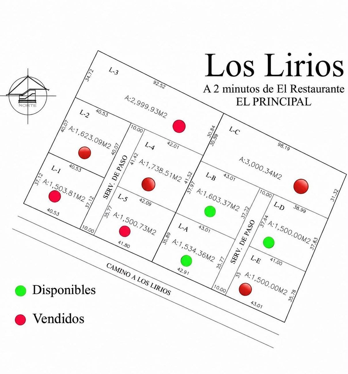 Lot in Los Lirios, Montemorelos, photo 2 of 5