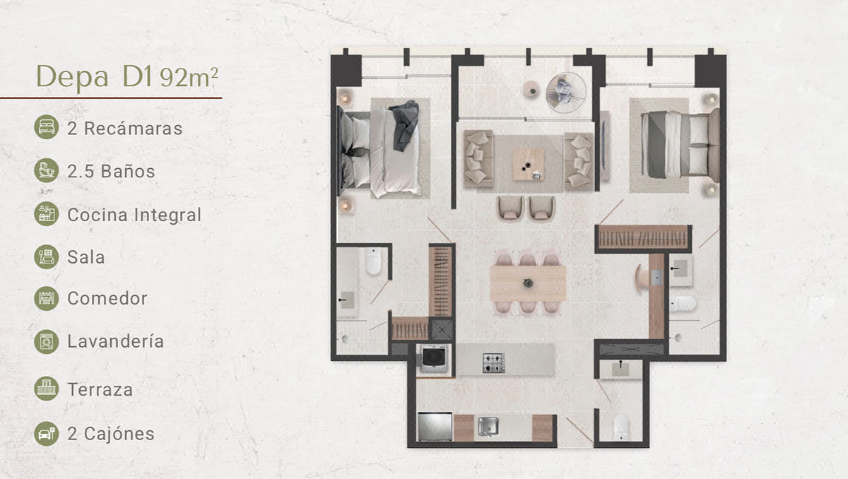 Apartamento em Virreyes Residencial, Zapopan, foto 16 de 19