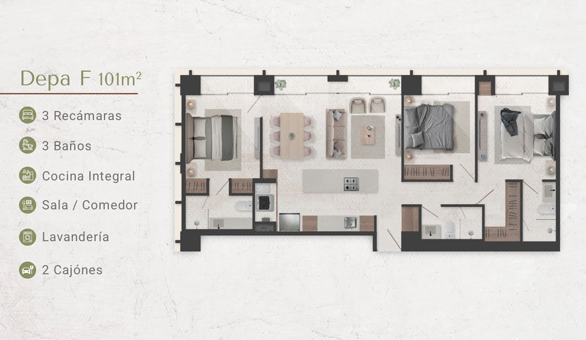 Apartamento em Virreyes Residencial, Zapopan, foto 18 de 19
