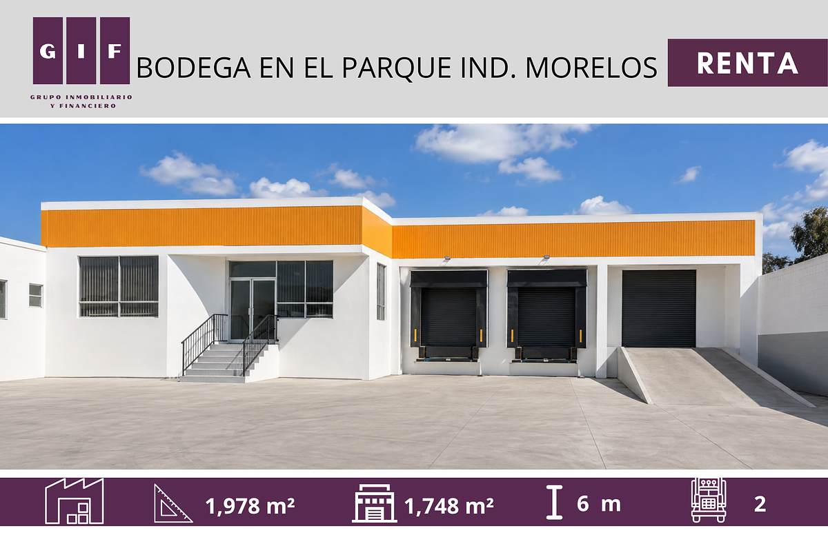 BODEGA EN PARQUE INDUSTRAIL MORELOS | 500 KVA, photo 1 of 6