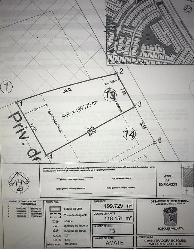 Terreno en Venta dentro de coto en Bosques Vallarta - foto 4