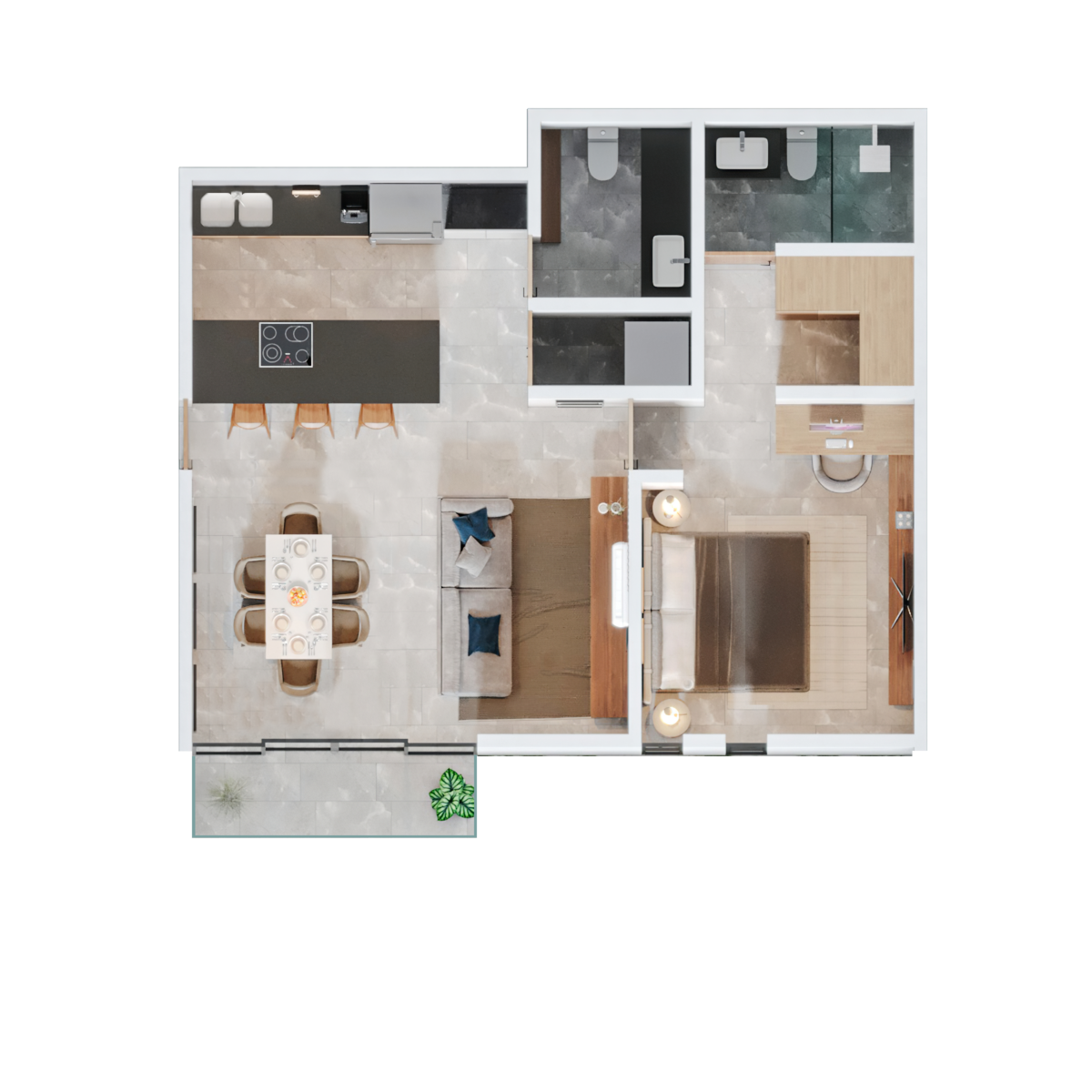 Apartamento em Temozón Norte, Mérida, foto 7 de 16