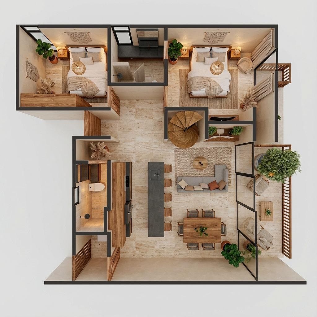Apartamento em Akumal, Tulum, foto 8 de 12