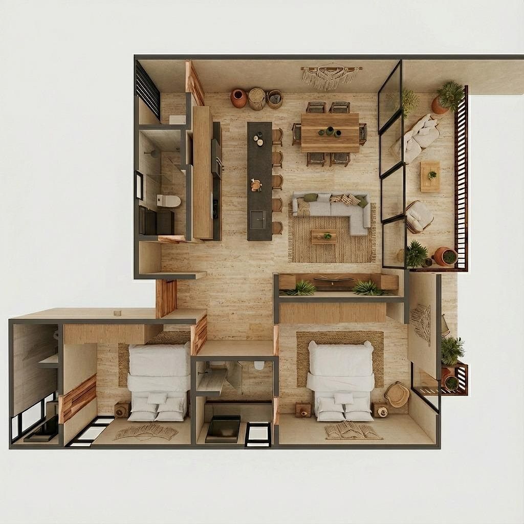 Apartamento em Akumal, Tulum, foto 10 de 12