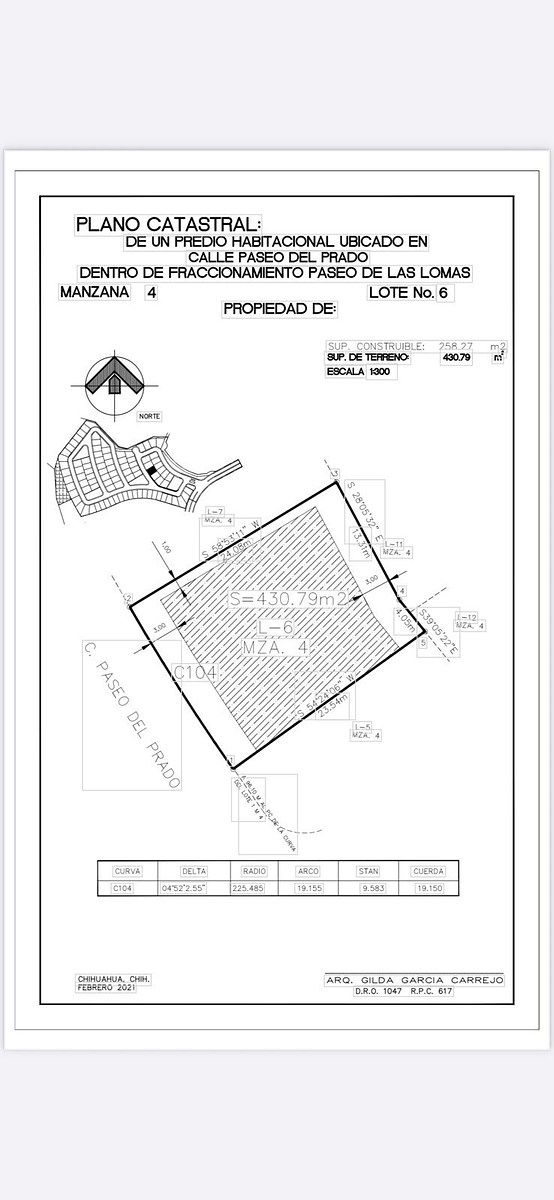 Terreno en Jardines del Pedregal Residencial, Chihuahua, foto 3 de 3