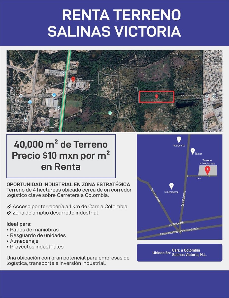 Industrial Lot in Valle del Norte, Salinas Victoria, photo 5 of 5
