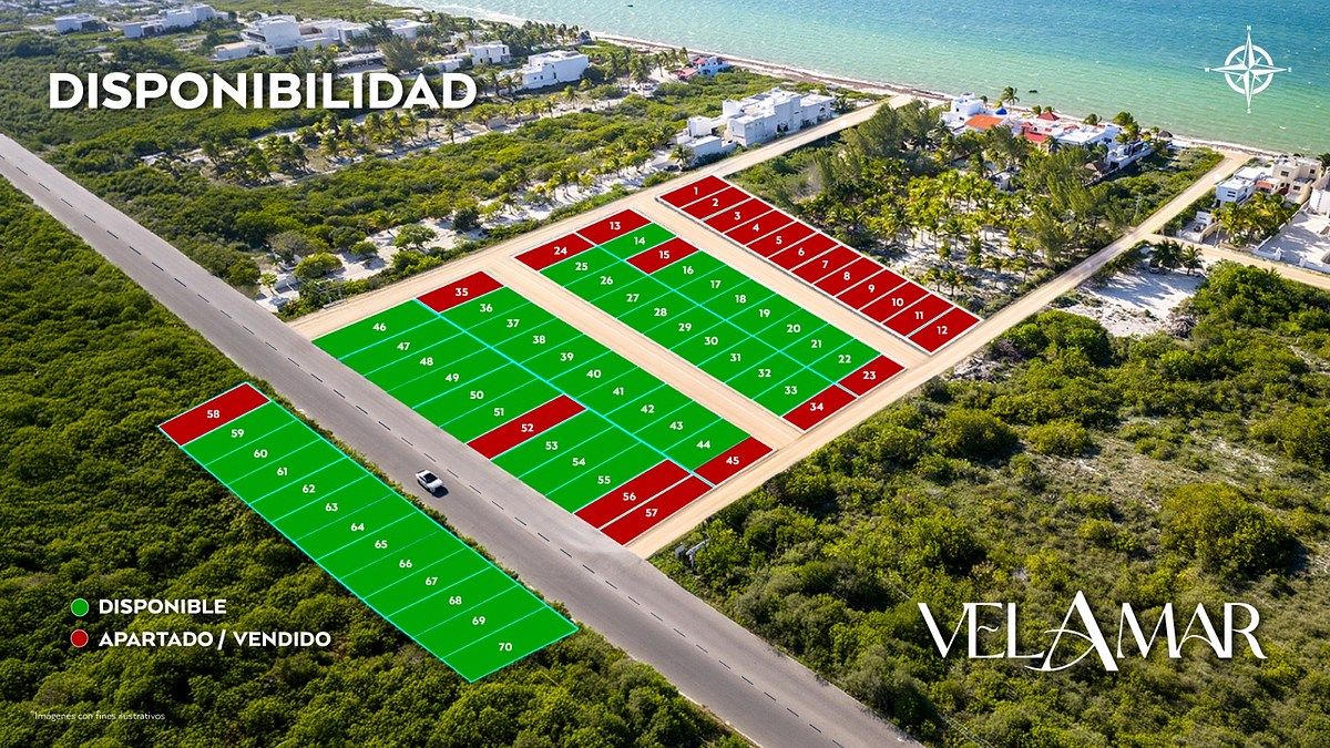 Terreno en Venta en Velamar, Uaymitún, foto 1 de 14