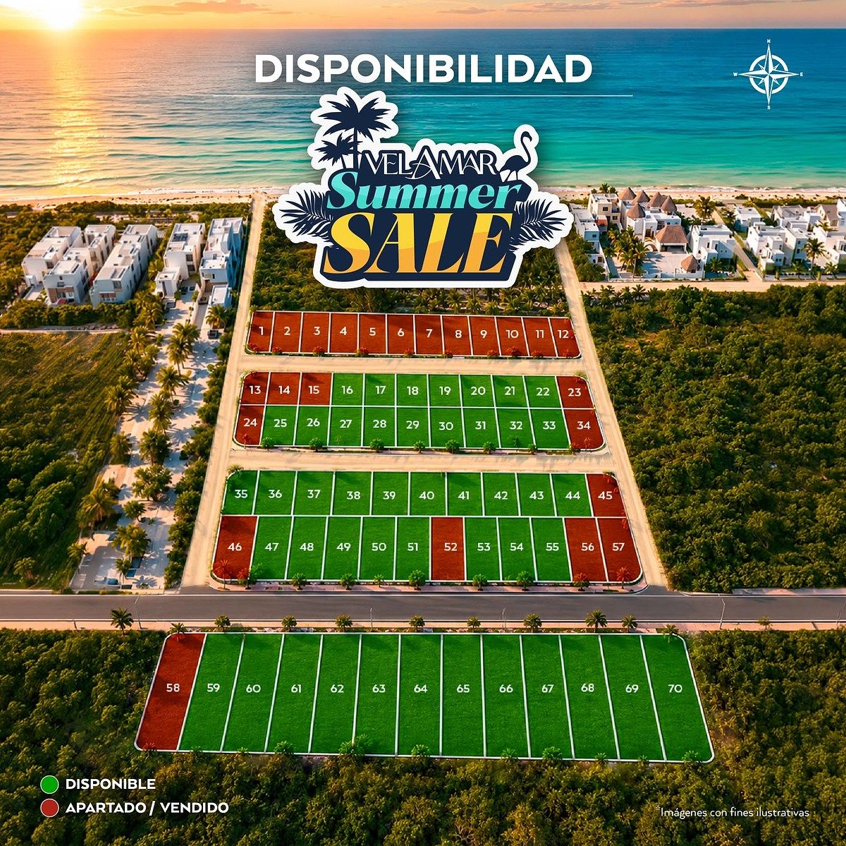 Terreno en Venta en Velamar, Uaymitún, foto 1 de 14