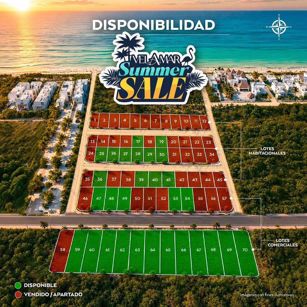 Terreno en Venta en Velamar, Uaymitún, foto 1 de 14