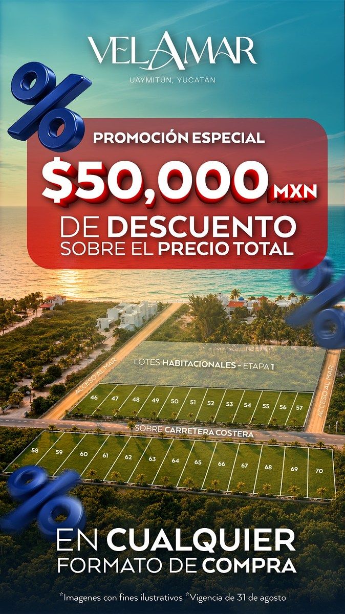 Terreno en Venta en Velamar, Uaymitún, foto 1 de 15
