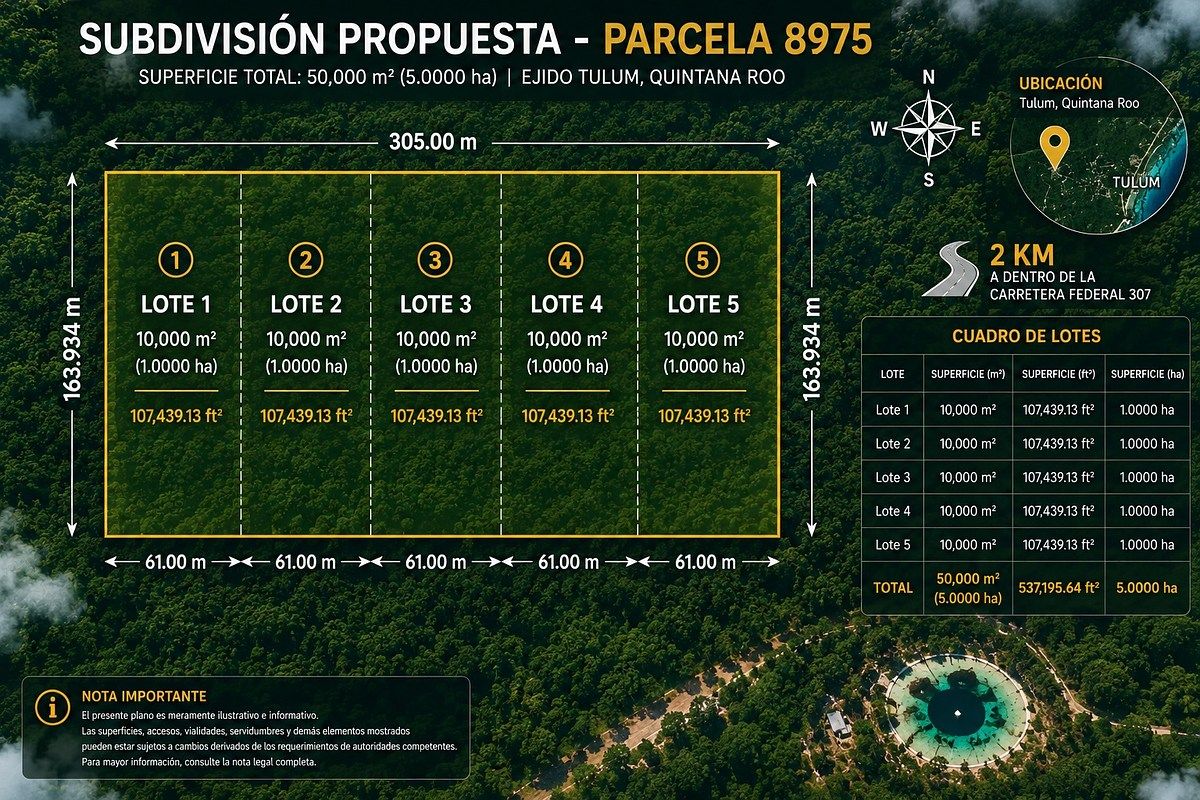 Lote em Ejido, Tulum, foto 2 de 5