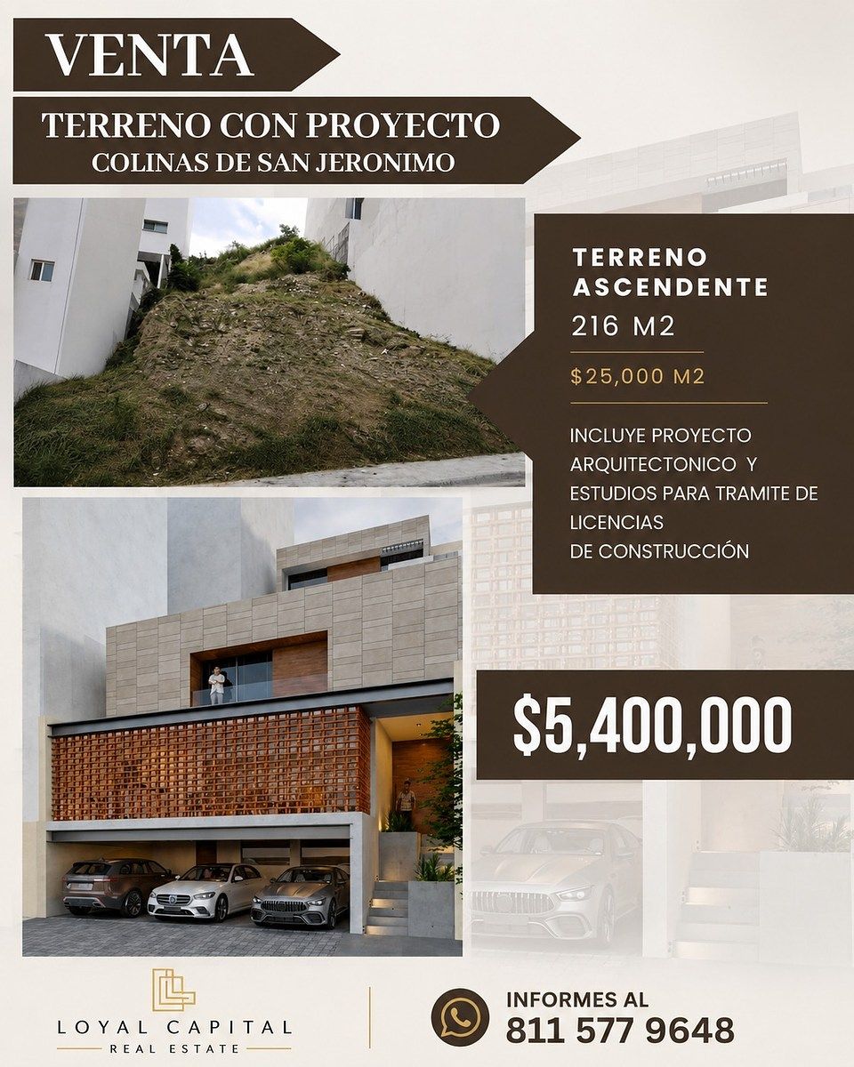 TERRENO RESIDENCIAL EN VENTA – COLINAS DE SAN JERÓNIMO, foto 1 de 2