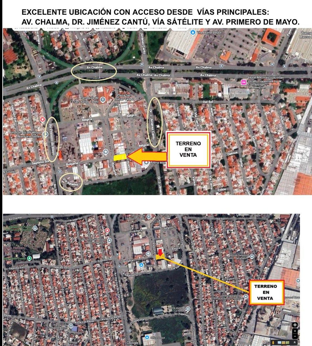 Lote comercial em Cuautitlán Izcalli Centro Urbano, Cuautitlán Izcalli, foto 2 de 2