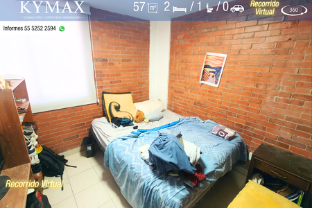 ¡Depto en Venta! 2 Recámaras con Patio de Servicio en Rinconadas Tlalpan, Coapa