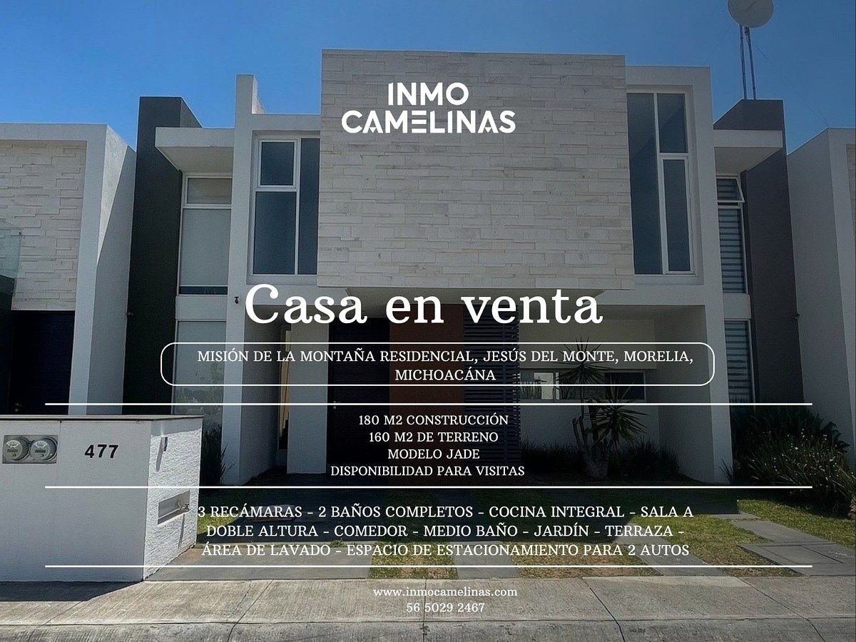 Casa à Venda em Misión de la Montanha Residencial, Jesús del Monte, Morelia, foto 1 de 15