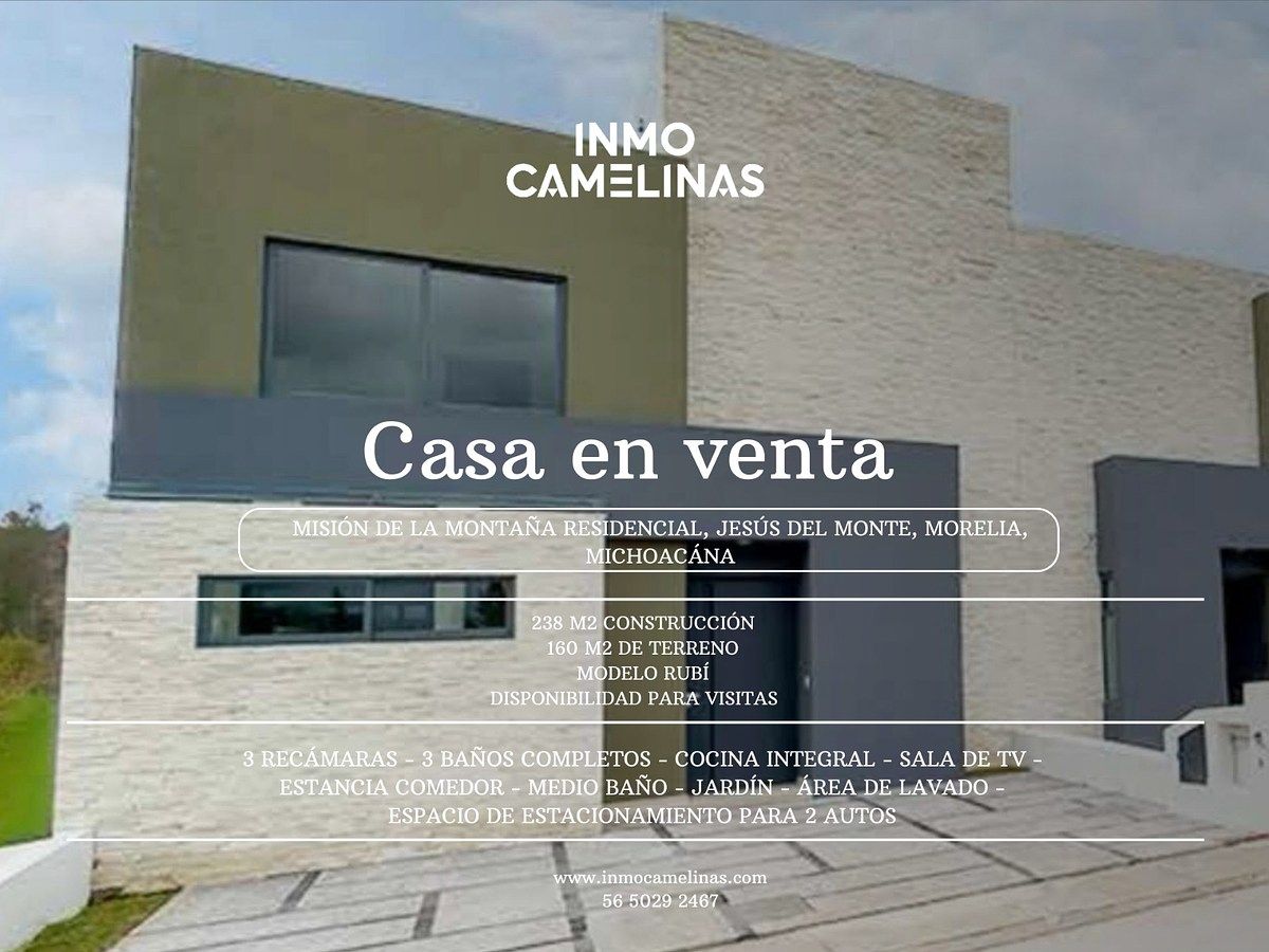 Casa à Venda em Misión de la Montanha Residencial, Jesús Del Monte, Morelia, foto 1 de 12