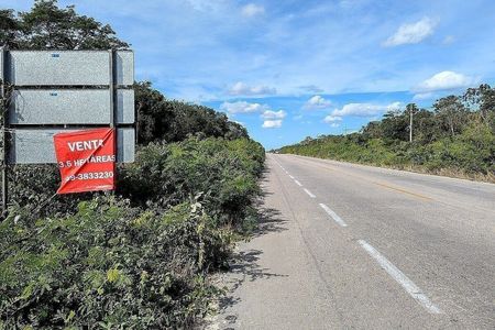 VENTA TERRENO CARRETERA VALLADOLID  TULUM