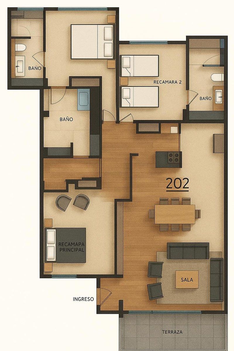 Apartamento em Ajijic Centro, Chapala, foto 2 de 12