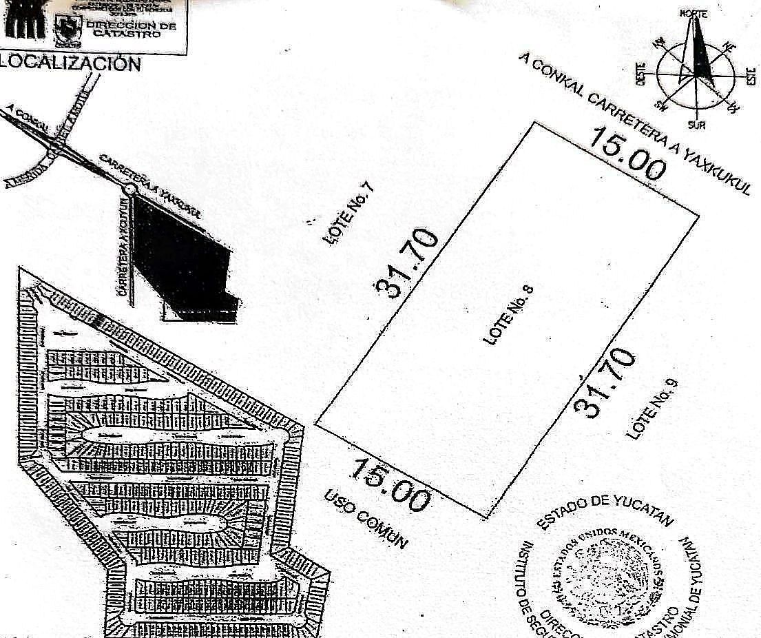 Lote em Yaxkukul, Yaxkukul, foto 7 de 8