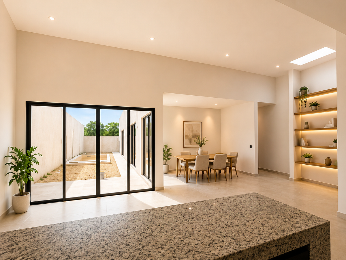 Venta de casa de un nivel al norte de Mérida, Yucatan Cholul - foto 5