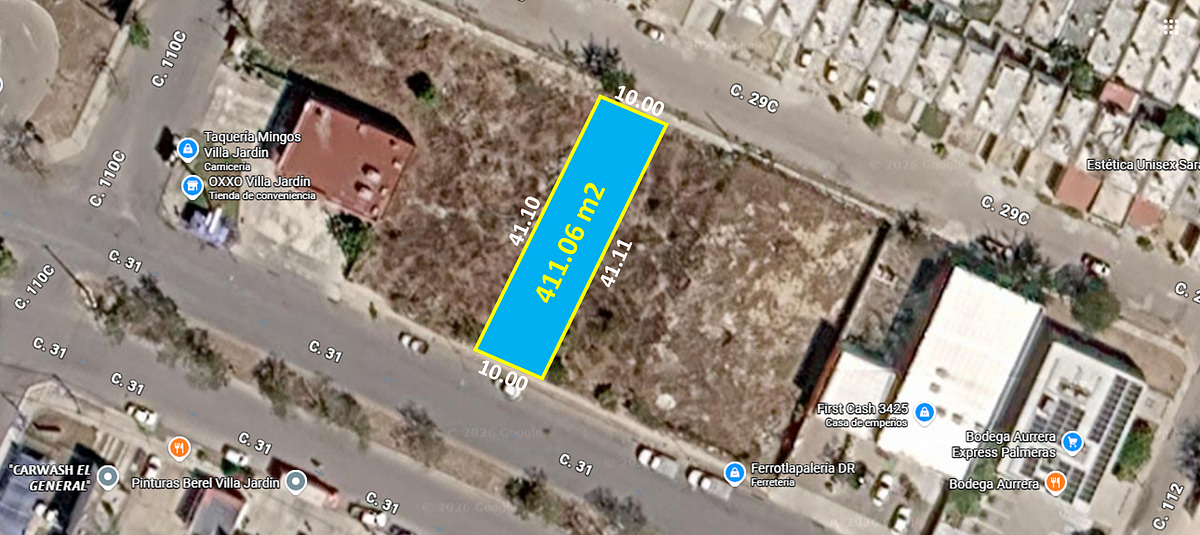 Terreno de 411.06 m2 en Ciudad Caucel Mérida Yucatán
