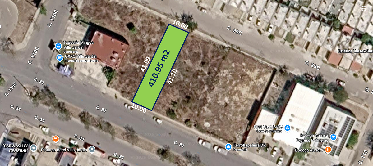 Terreno de 410.95 m2 en Ciudad Caucel Mérida Yucatán