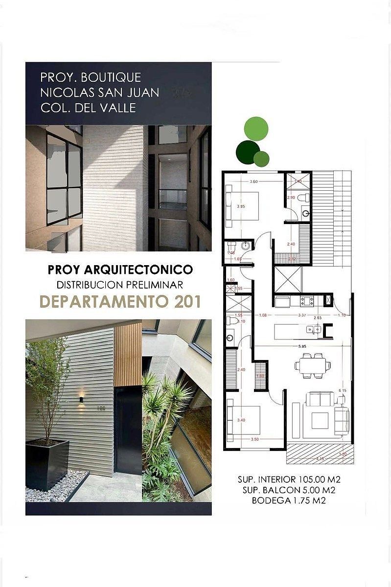 Apartment in Del Valle Centro, Benito Juárez, photo 2 of 14