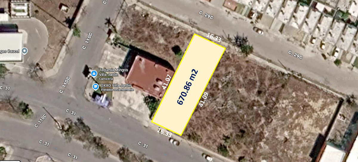 Terreno de 670.86 m2 en Ciudad Caucel Mérida Yucatán