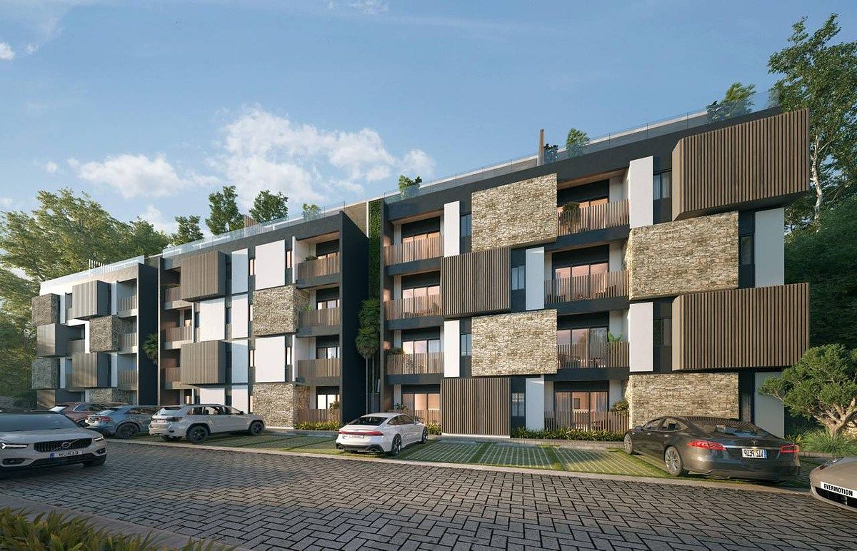 Apartamentos de 2 habitaciones con rooftop en Punta Cana - República Dominicana, foto 1 de 9