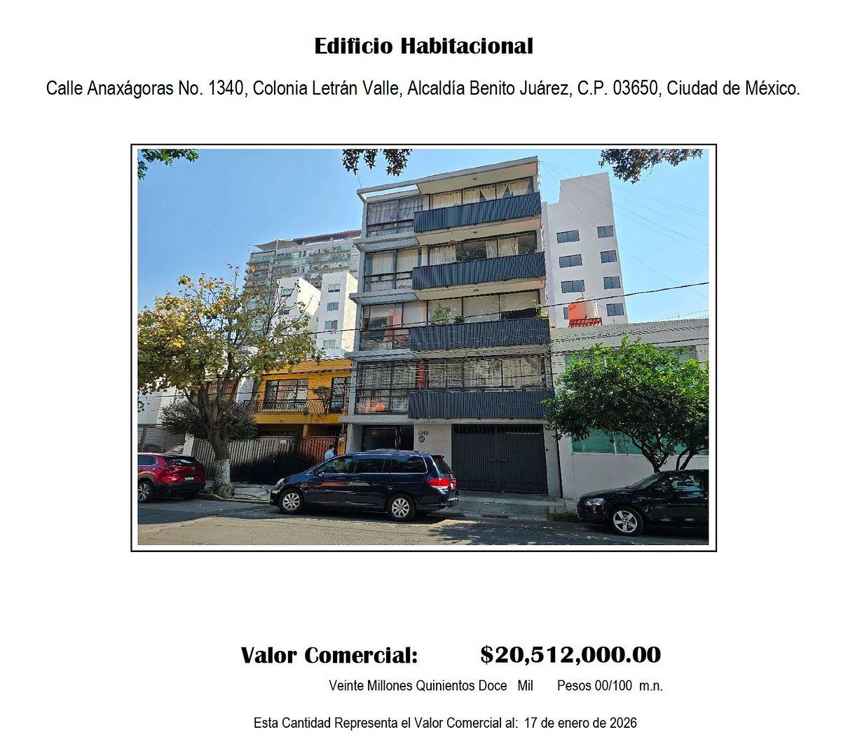 EDIFICIO EN VENTA - ANAXAGORAS, COL. LETRAN DEL VALLE, foto 1 de 9