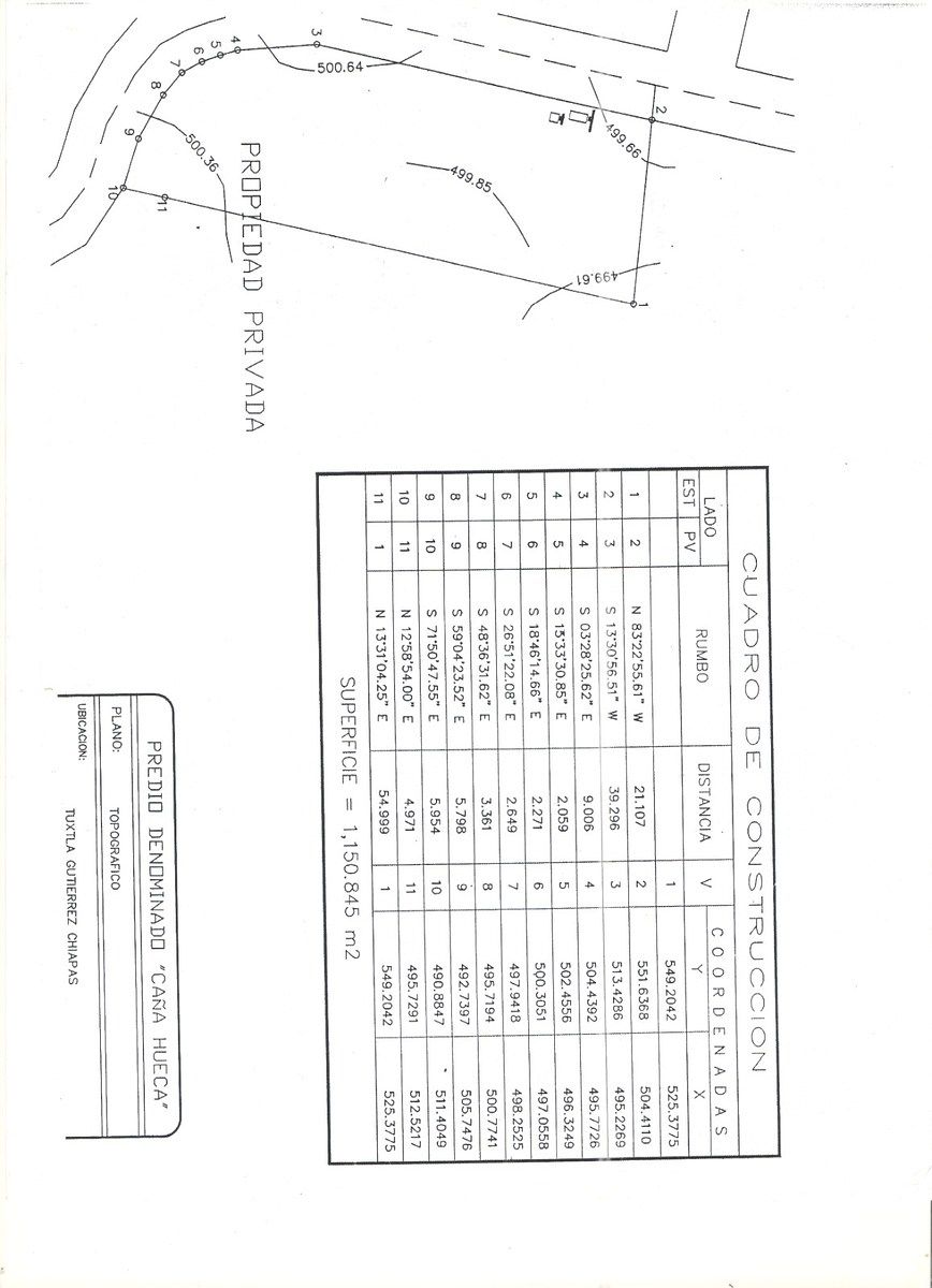 Lote em Moctezuma, Tuxtla Gutiérrez, foto 4 de 4